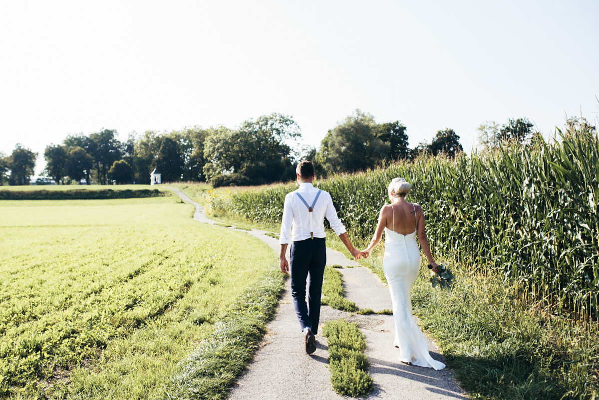 Hochzeit Franzi Tobi Oberbayern Frau Kneidinger Hochzeitsfotografin